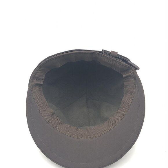 NWOT PRADA Brown Nylon Riding Cap Size M - Picture 5 of 11